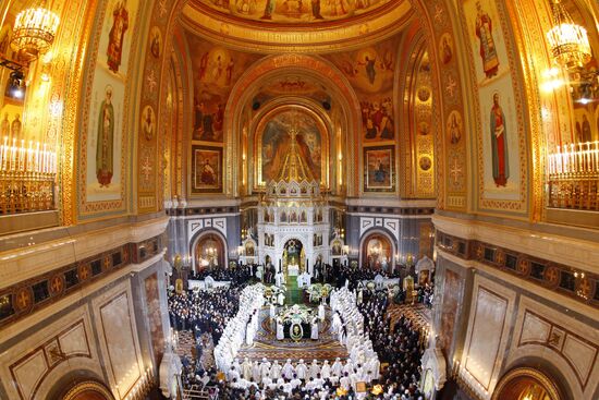 Alexy II funeral