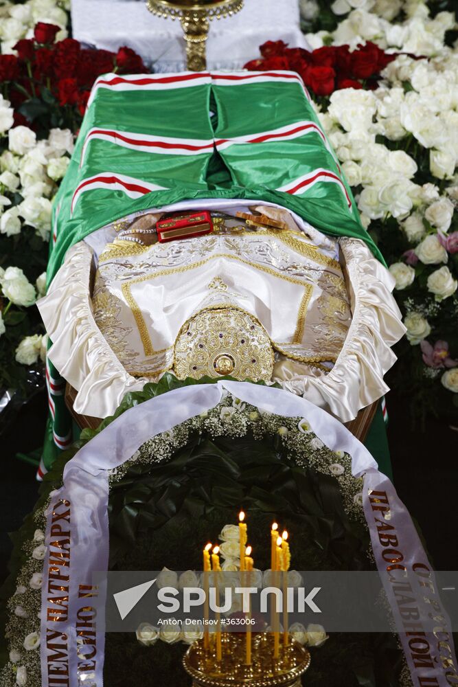 Alexy II funeral
