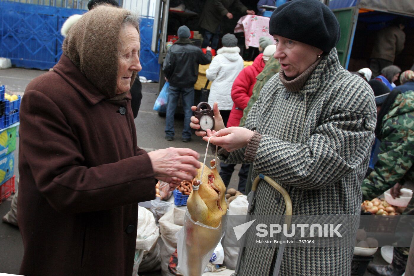 Buying food products