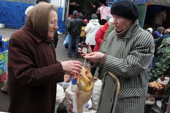 Buying food products