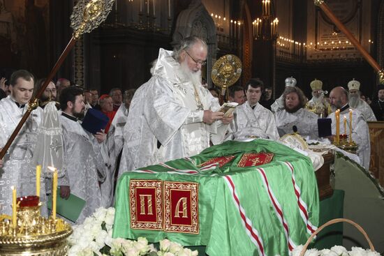 Funeral ceremony for Patriach Alexy II