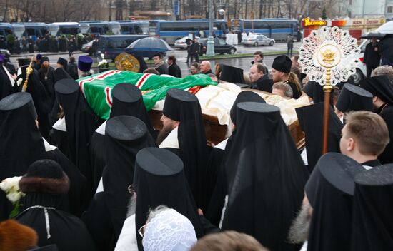 Funeral service for Patriarch Alexy II of Moscow and All Russia