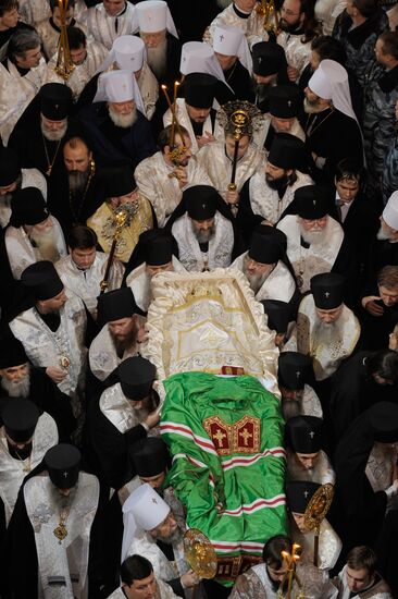Funeral service for Patriarch Alexy II of Moscow and All Russia