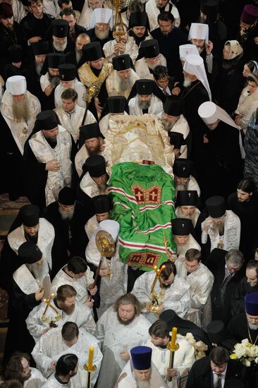 Funeral service for Patriarch Alexy II of Moscow and All Russia