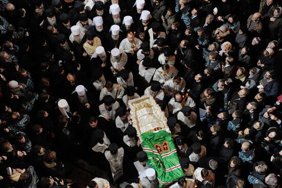 Funeral service for Patriarch Alexy II of Moscow and All Russia