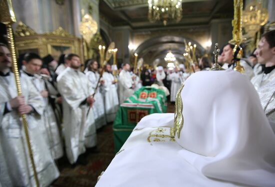 Funeral service for Patriarch Alexy II