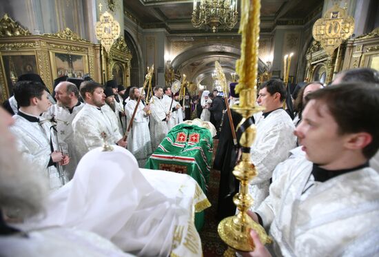 Funeral service for Patriarch Alexy II