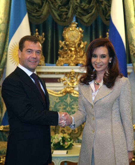 Argentina's president visits Russia