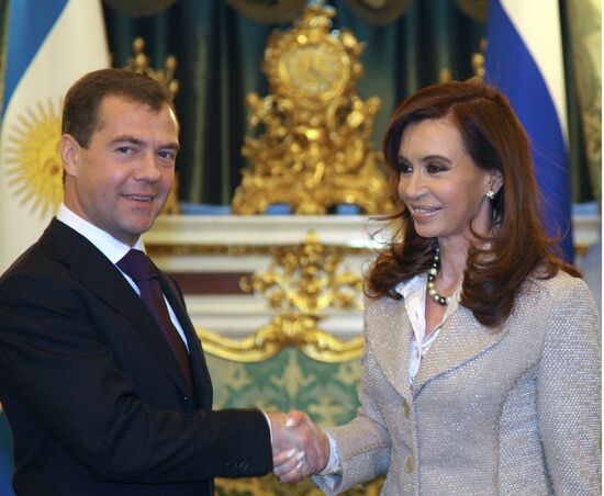 Argentina's President pays official visit to Russia