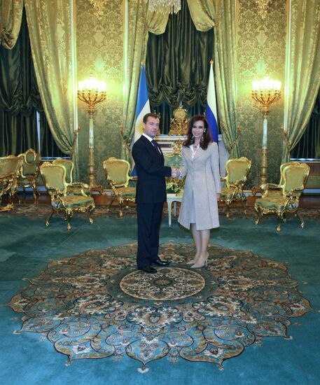 Argentina's President pays official visit to Russia