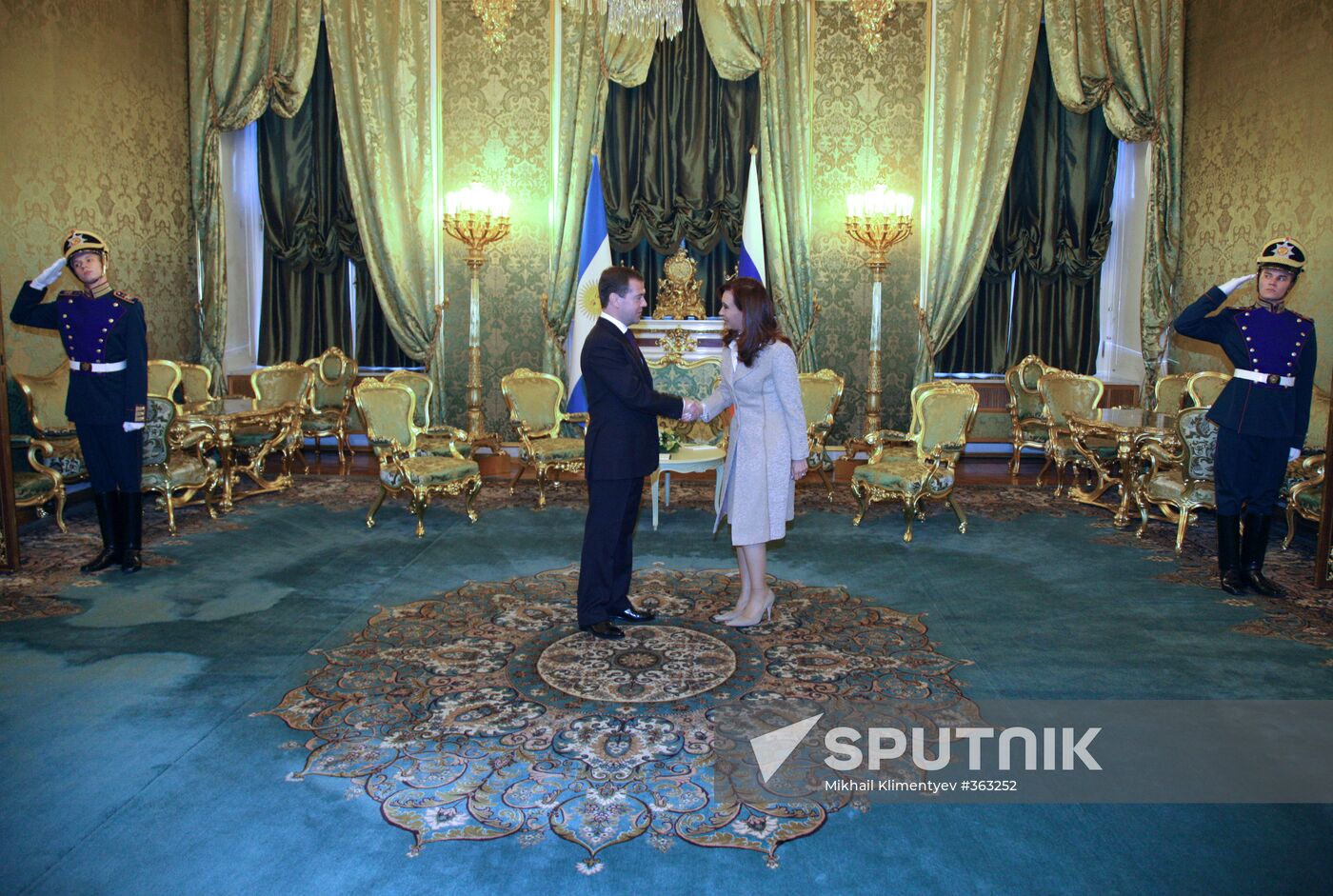 Argentina's President pays official visit to Russia