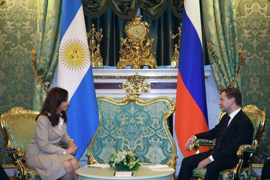 Argentina's President pays official visit to Russia
