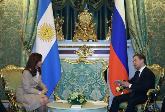 Argentina's President pays official visit to Russia