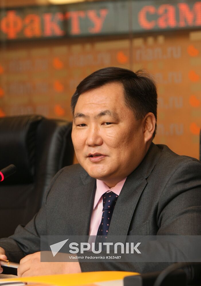 Head of the government of the Republic of Tuva Sholban Kara-Ool