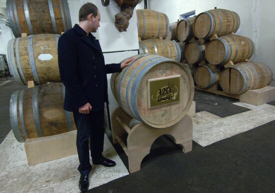 Ararat cognac distillery in Armenia