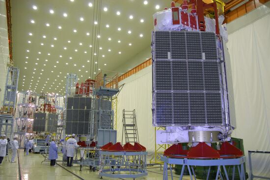 Glonass-M satellites prepared for launch from Baikonur