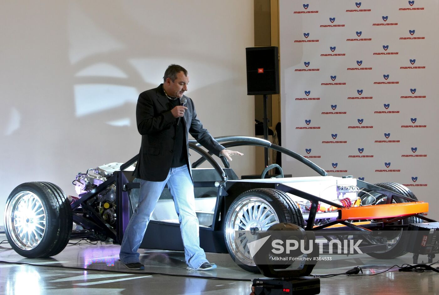 Marussia sports car presented in Moscow