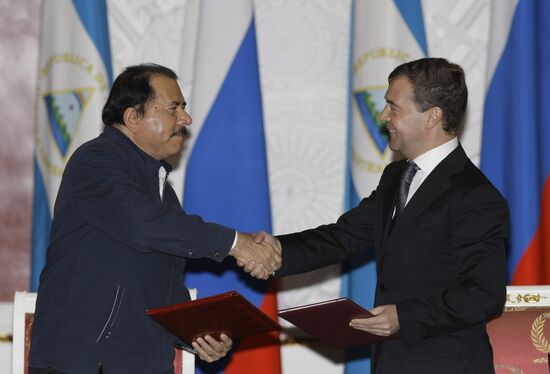 Russian-Nicaraguan talks in the Kremlin
