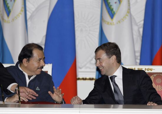 Russian-Nicaraguan talks in the Kremlin