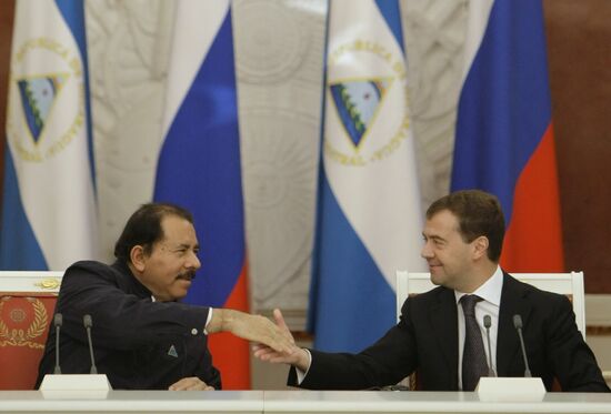 Russian-Nicaraguan talks in Kremlin