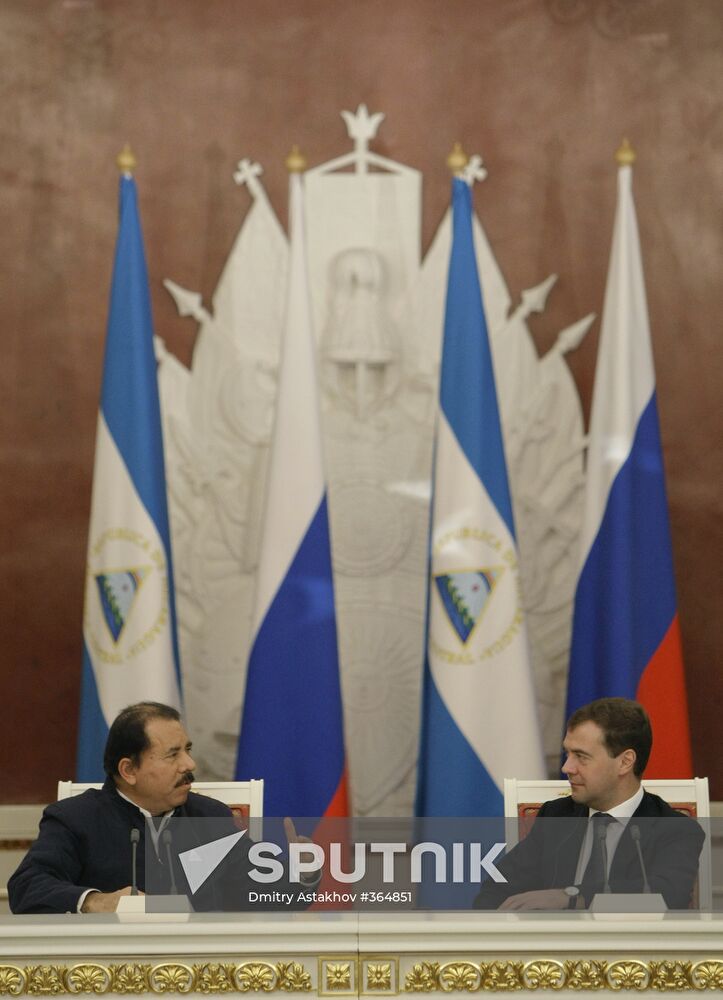 Russian-Nicaraguan talks in Kremlin