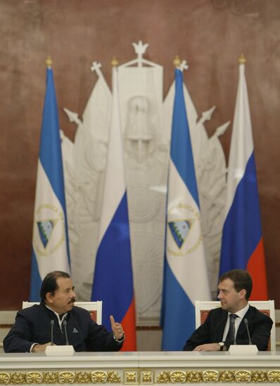 Russian-Nicaraguan talks in Kremlin