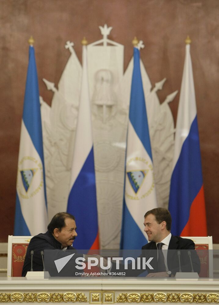 Russian-Nicaraguan talks in Kremlin