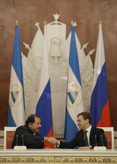 Russian-Nicaraguan talks in Kremlin