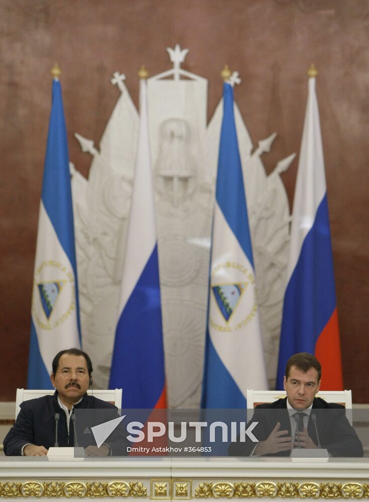 Russian-Nicaraguan talks in Kremlin