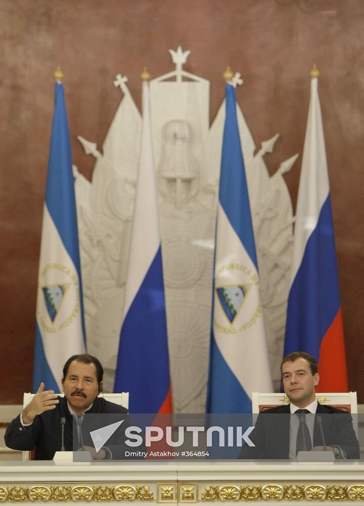 Russian-Nicaraguan talks in Kremlin