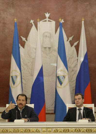 Russian-Nicaraguan talks in Kremlin