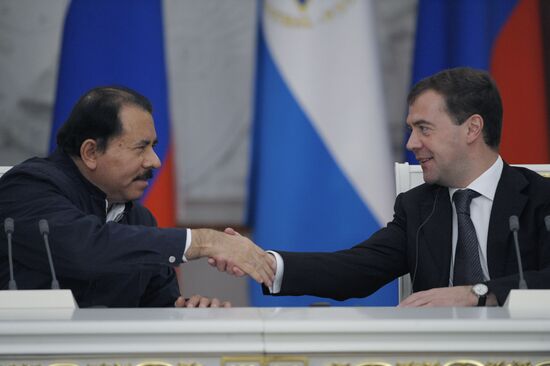 Russian-Nicaraguan talks in Kremlin