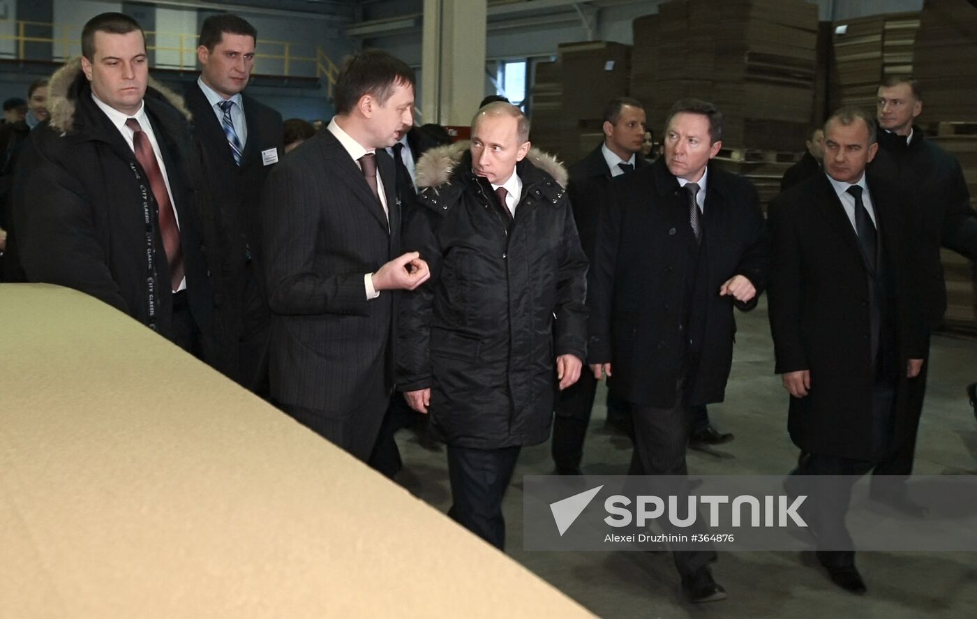Vladimir Putin visits Lipetsk