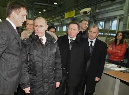 Vladimir Putin visits Lipetsk