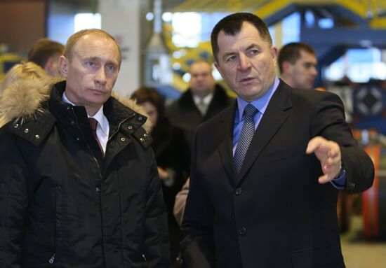 Vladimir Putin visits Lipetsk
