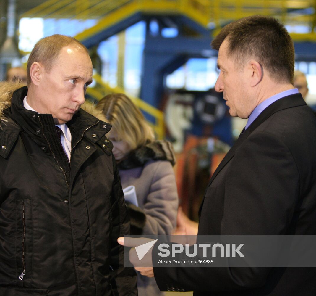 Vladimir Putin visits Lipetsk