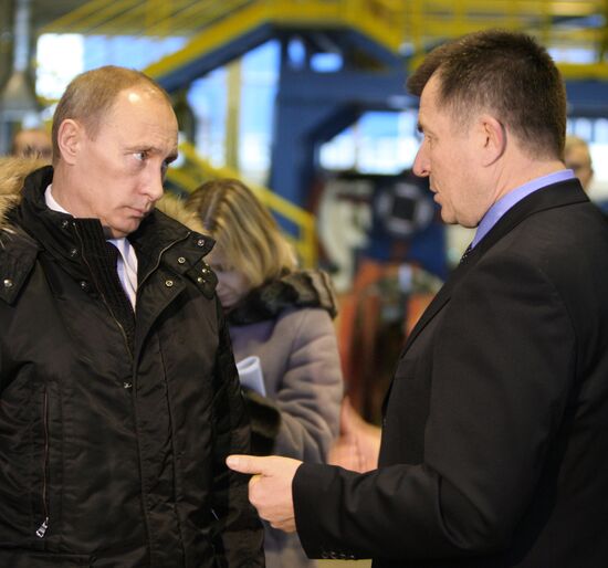 Vladimir Putin visits Lipetsk