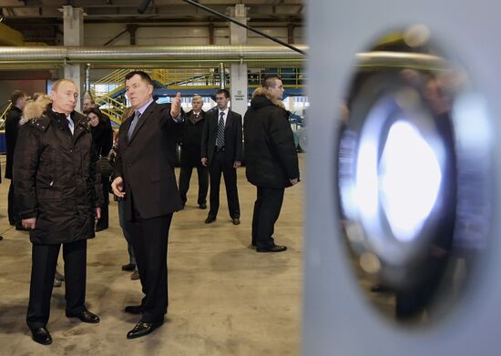 Vladimir Putin visits Lipetsk