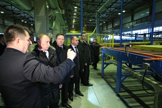 Vladimir Putin visits Lipetsk