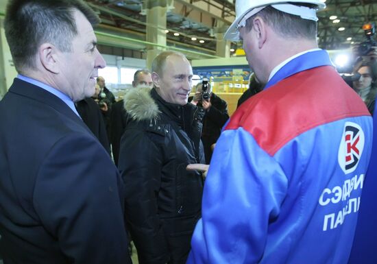 Vladimir Putin visits Lipetsk