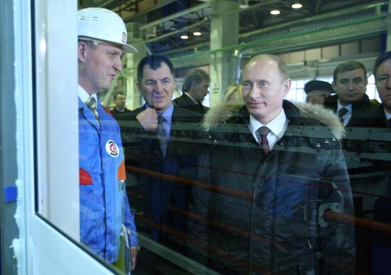 Vladimir Putin visits Lipetsk