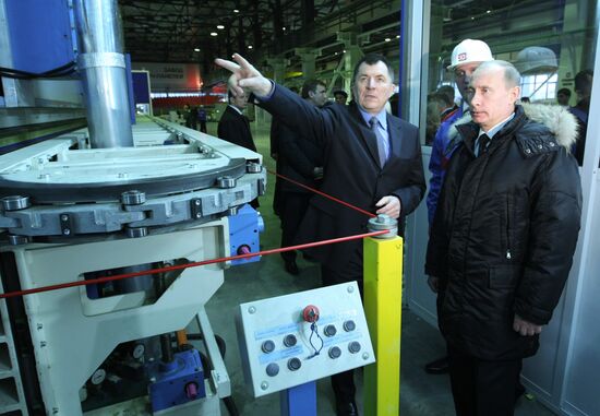 Vladimir Putin visits Lipetsk
