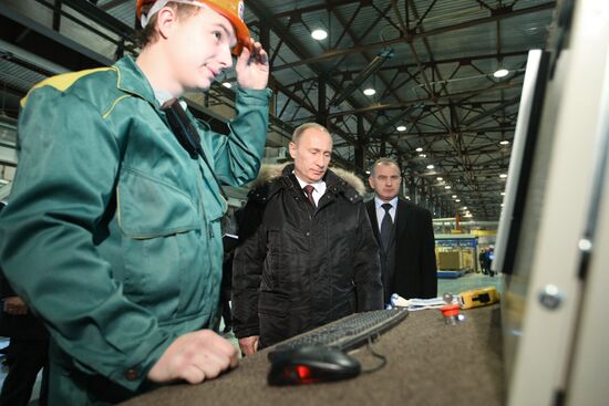 Vladimir Putin visits Lipetsk