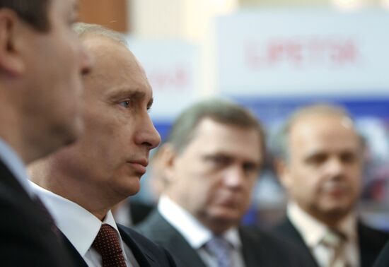 Vladimir Putin visits Lipetsk
