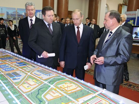 Vladimir Putin visits Lipetsk