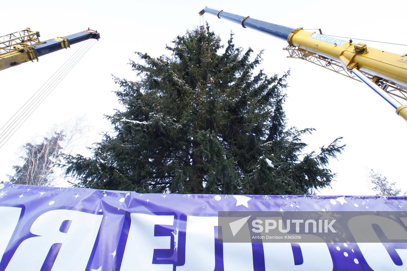 Russia's main New Year fir-tree