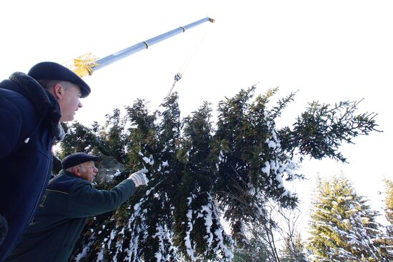 Russia's main New Year fir-tree