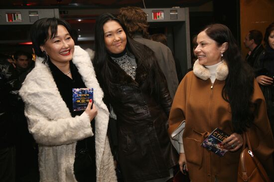 Opening night of Valery Todorovsky's movie The Fops in Moscow