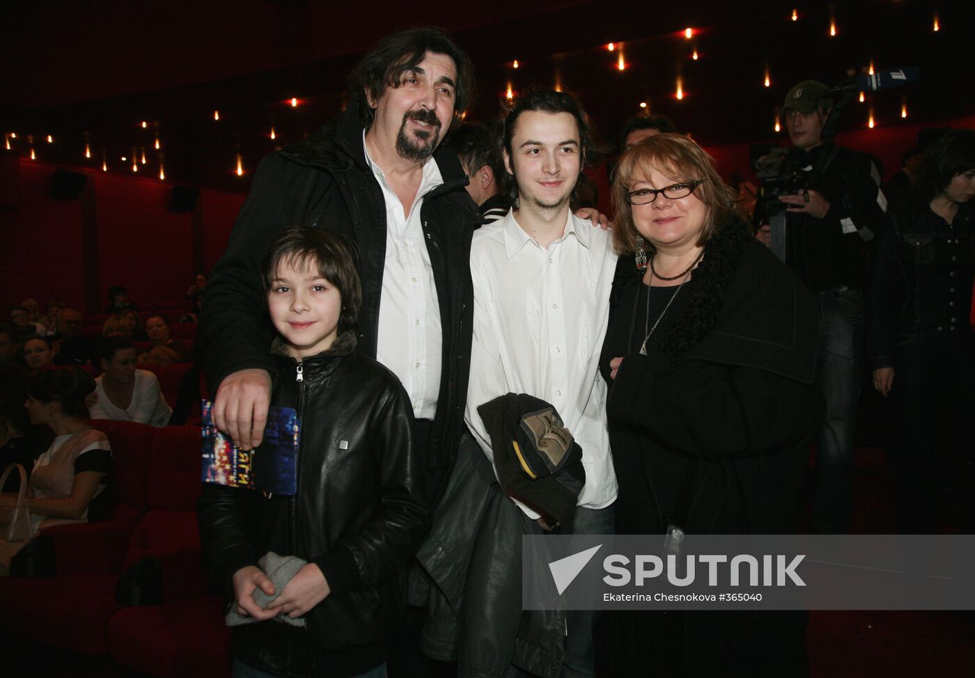 Opening night of Valery Todorovsky's movie The Fops in Moscow