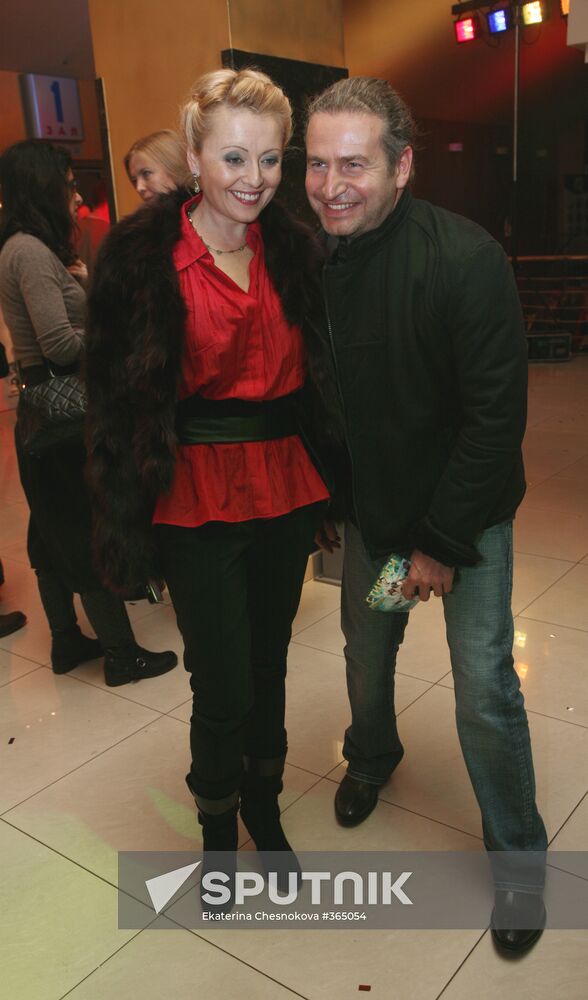 Opening night of Valery Todorovsky's movie The Fops in Moscow